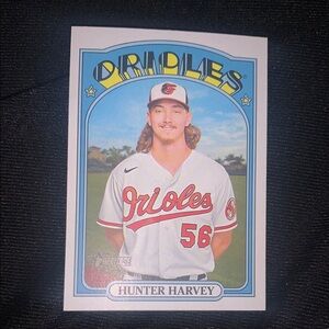 Orioles Baseball Card with Blue and White Design